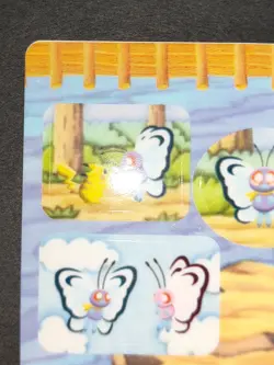 Butterfree Pikachu #11 Sealdass Japanese Pokemon Card Rare Sticker Vintage eb105 - Image 2
