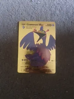 ❄Pokemon TCG Cramorant Vmax Gold Card Custom art 055/072 - Image 1