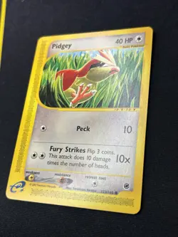 PIDGEY 123/165 - Expedition E-Series Vintage WotC 2002 Pokemon Card - LP - Image 2