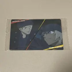 Detective Conan Itajaga Wafer Card Amuro Toru Akai Shuichi - Image 1