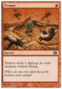 Tremor - Medium Play MTG 8th Edition - Image 1