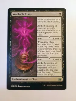 Warlock Class 125/281 Mtg Magic The Gathering Regular Uncommon AFR NM - Image 1