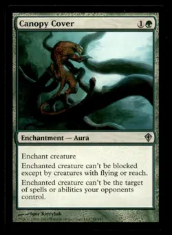 MTG Canopy Cover LP Light Play Worldwake [1699] - Image 1