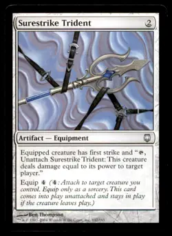 MTG Surestrike Trident LP Light Play Darksteel [1731] - Image 1