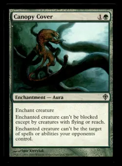 MTG Canopy Cover LP Light Play Worldwake [1691] - Image 1