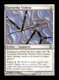 MTG Surestrike Trident LP Light Play Darksteel [1704] - Image 1