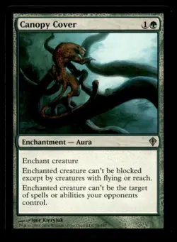 MTG Canopy Cover LP Light Play Worldwake [1690] - Image 1