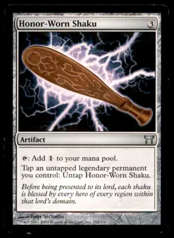 MTG Honor-Worn Shaku LP Light Play Champions of Kamigawa [1778] - Image 1