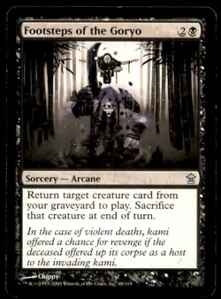 MTG Footsteps of the Goryo LP Light Play Saviors of Kamigawa [1743] - Image 1