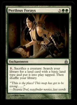 MTG Perilous Forays LP Light Play Ravnica: City of Guilds [1773] - Image 1