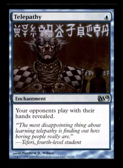 MTG Telepathy LP Light Play Magic 2010 [1709] - Image 1