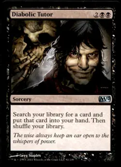 MTG Diabolic Tutor LP Light Play Magic 2012 [1758] - Image 1