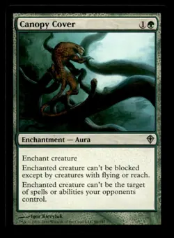 MTG Canopy Cover LP Light Play Worldwake [1708] - Image 1