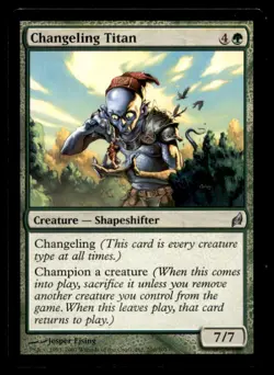 MTG Changeling Titan LP Light Play Lorwyn [1733] - Image 1