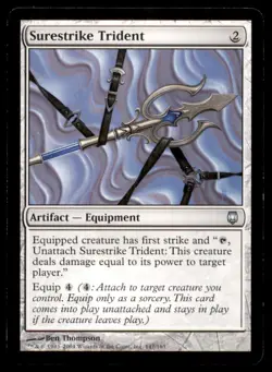 MTG Surestrike Trident LP Light Play Darksteel [1703] - Image 1