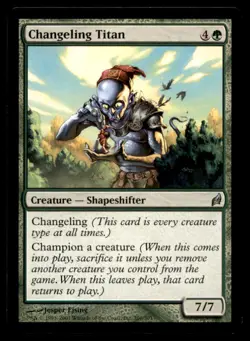 MTG Changeling Titan LP Light Play Lorwyn [1726] - Image 1
