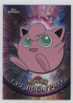 Jigglypuff Spectra-Chrome Topps Chrome Pokemon TV Animation Edition #39 2000 - Image 1