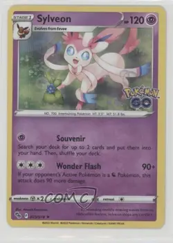 Sylveon Holo Pokemon Sword & Shield Pokemon Go #035 - Image 1