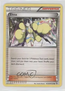 Elesa Pokemon Black & White Legendary Treasures Radiant Collection #RC20 - Image 1