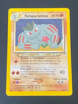 CARTE POKEMON MACHOPEUR LUMINEUX 49/105 FR UNCO WIZARDS NEO DESTINY - TBE - Image 1