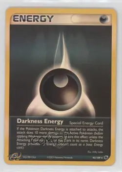 Darkness Energy Reverse Foil Pokemon EX Ruby & Sapphire #93 2003 - Image 1