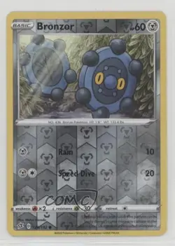 Bronzor Reverse Foil Pokemon Sword & Shield Rebel Clash #129 - Image 1