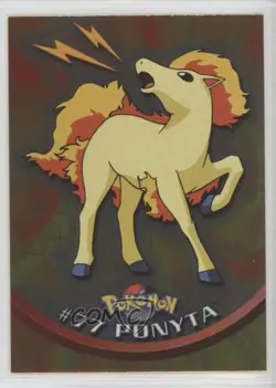 Ponyta Silver Foil Topps Pokemon TV Animation Edition Series 2 #77 2000 - Image 1