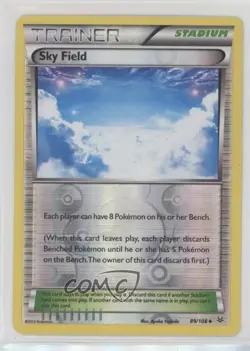 Sky Field Reverse Foil Pokemon XY Roaring Skies #89 - Image 1