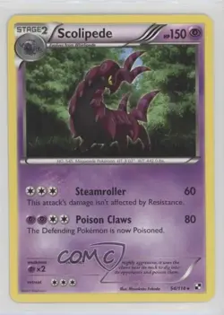 Scolipede Pokemon Black & White Base Set #54 - Image 1