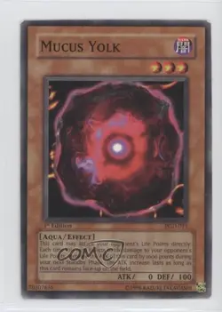 Mucus Yolk 1st Ed. YuGiOh Pharaonic Guardian #PGD-011 2003 - Image 1
