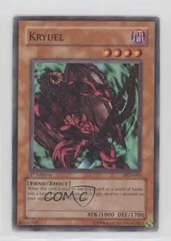 Kryuel 1st Ed. YuGiOh Pharaonic Guardian #PGD-006 2003 - Image 1