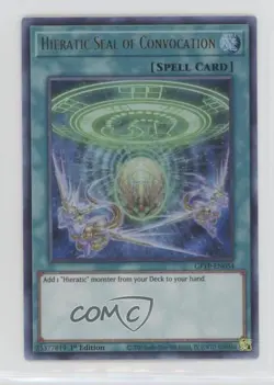 UR - Hieratic Seal of Convocation 1st Ed. YuGiOh Ghosts From The Past - Image 1