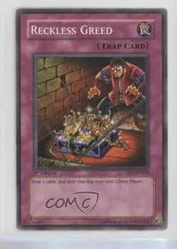 Reckless Greed 1st Ed. YuGiOh Dragon's Roar Structure Deck #SD1-EN025 2005 - Image 1