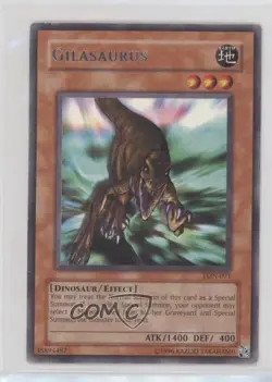 Gilasaurus Unlimited YuGiOh Labyrinth of Nightmare #LON-071 2003 - Image 1