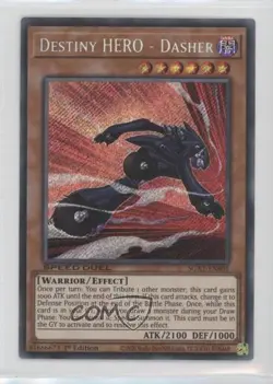 SCR - Destiny HERO Dasher 1st Ed. YuGiOh Speed Duel GX: Academy Box #SGX1-ENB05 - Image 1