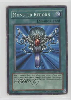 Monster Reborn Unlimited YuGiOh Starter Deck Yugi #SDY-030 2002 - Image 1
