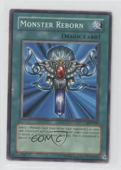 Monster Reborn Unlimited YuGiOh Starter Deck Yugi #SDY-030 2002 - Image 1