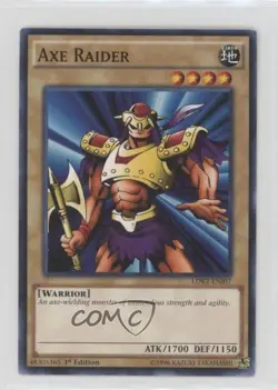 Axe Raider 1st Ed. YuGiOh Legendary Decks II - Collector's Set #LDK2-ENJ07 - Image 1