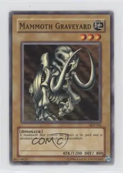 Mammoth Graveyard Unlimited YuGiOh Starter Deck Yugi #SDY-010 2002 - Image 1