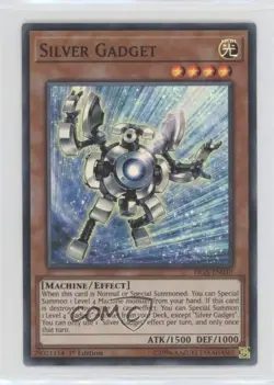 Super Rare - Silver Gadget 1st Ed. YuGiOh Fists of the s #FIGA-EN010 - Image 1