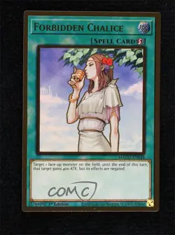 Forbidden Chalice 1st Ed. YuGiOh Gold Series: Maximum Gold #MAGO-EN048 - Image 1
