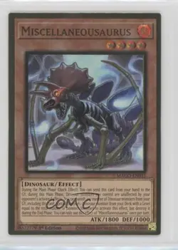 Miscellaneousaurus 1st Ed. YuGiOh Gold Series: Maximum Gold #MAGO-EN015 - Image 1