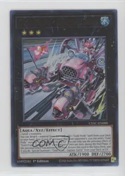 Gold Pride - Chariot Carrie 1st Ed. YuGiOh Cyberstorm Access #CYAC-EN088 - Image 1