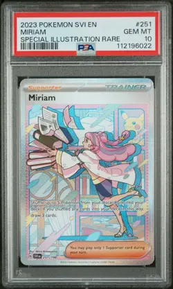 PSA 10 Miriam 251/198 S&V Base Set SIR Holo Pokemon Card - Gem Mint - Image 1