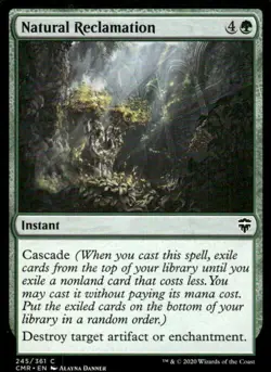 Natural Reclamation 245/361 Commander Legends MTG Magic the Gathering card - Image 1