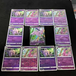 PTCG Pokemon Card S-Chinese Exclusive CBB2C Espeon 11 cards set Gem Pack - Image 1