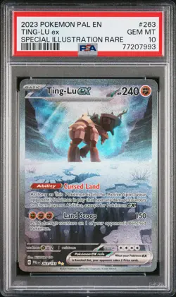 PSA 10 Ting-Lu EX 263/193 Paldea Evolved SIR Holo Pokemon Card - Gem Mint - Image 1
