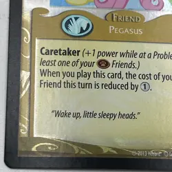 Fluttershy: Animal Team Foil Alpha MLP CCG - Premiere My Little Pony Card a #f28 - Image 2