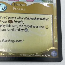 Fluttershy: Animal Team Foil Alpha MLP CCG - Premiere My Little Pony Card a #f28 - Image 3