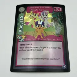 My Little Pony Cutie Mark Crusaders #f1 Foil MLP TCG Trading Card Game MLP CCG - Image 1